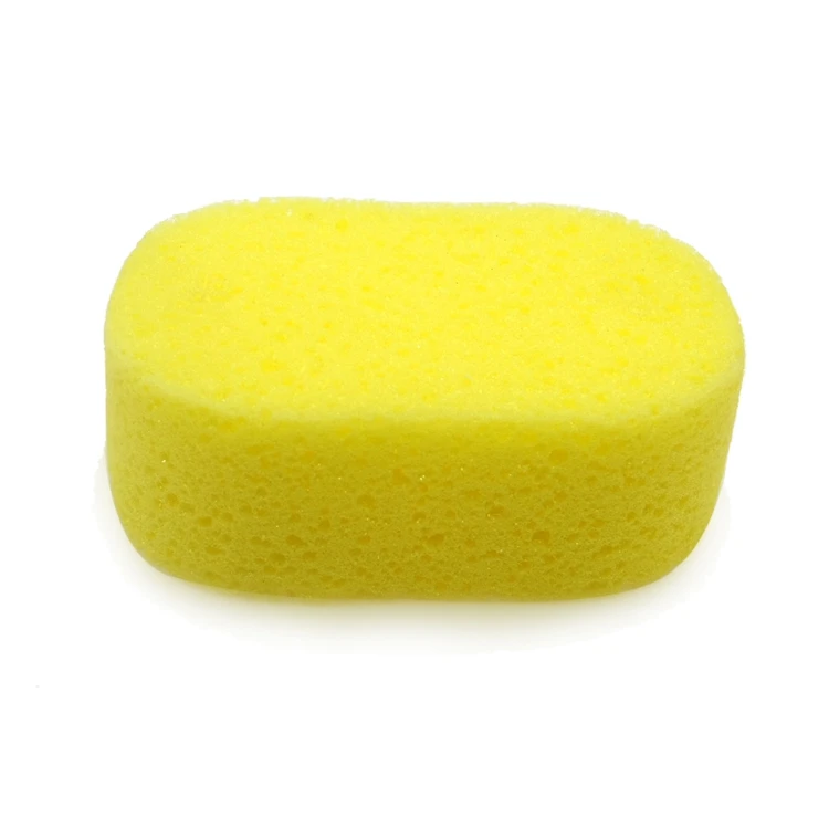 Yellow thickening body cleaning bath shower massage seaweed sponge