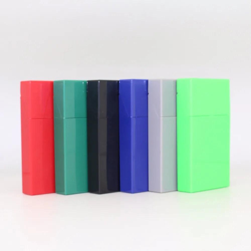 
New Style Auto-Startup Plastic Ladies Slim Cigarette Case. 