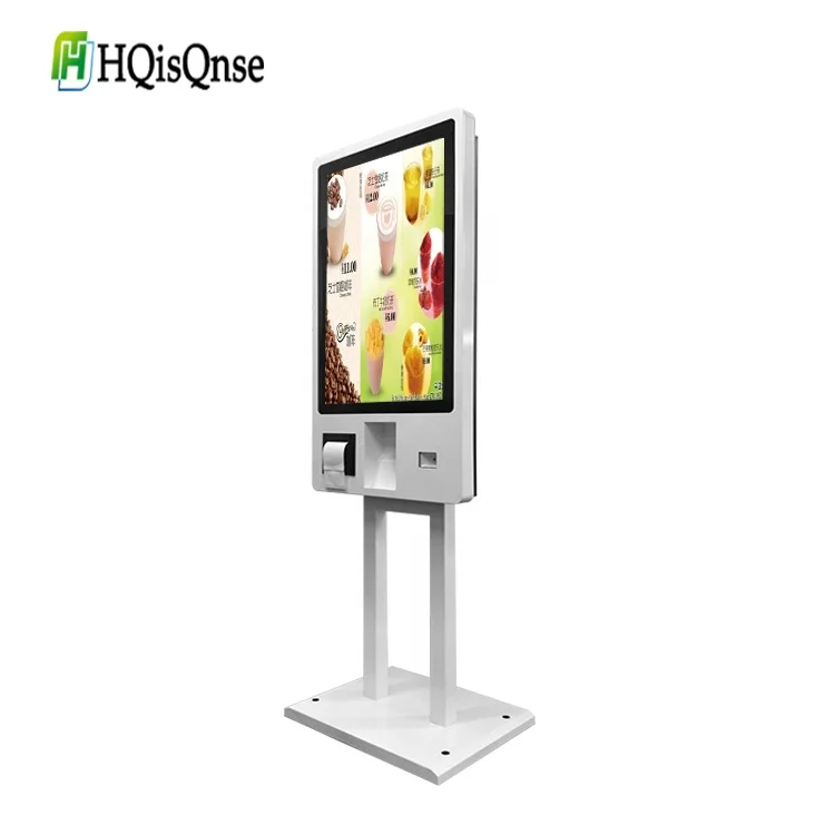 
Remote Control Automated Self Service Touch Screen Payment Kiosk For Restaurant 