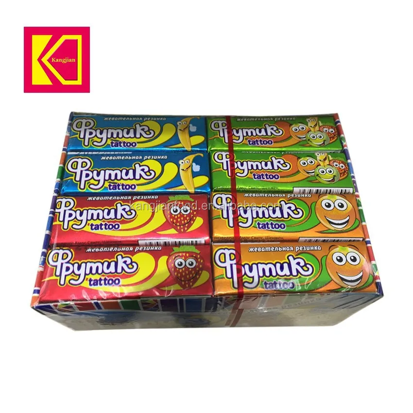 
3 шт. пузырьковая резинка с татуировкой 