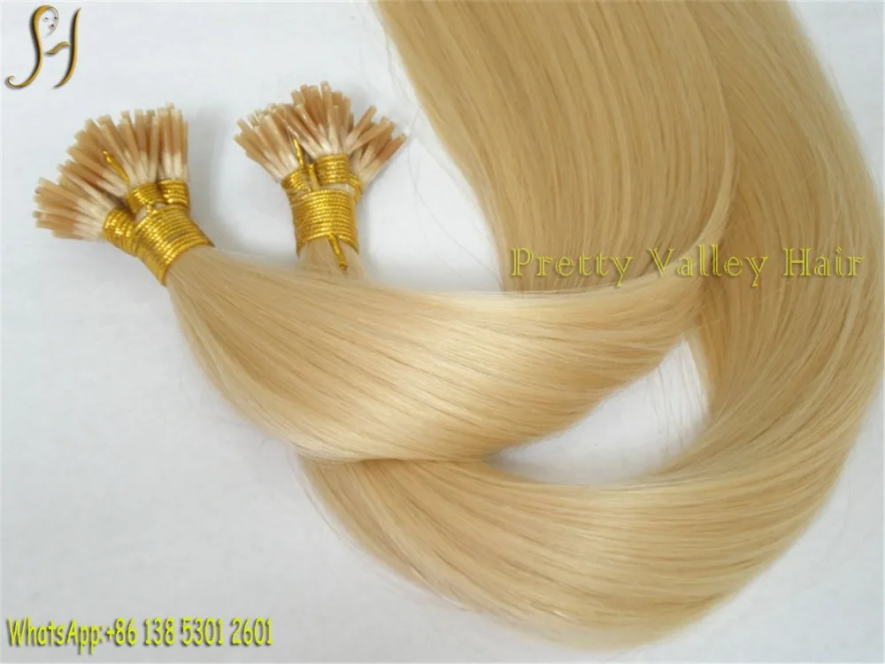 
alibaba 100% Italian Keratin european hair extension 