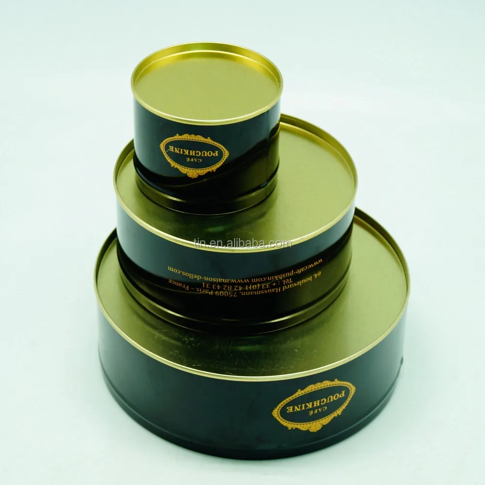 factory audit cookies biscuit tin can set for packing