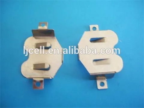 (WJ-2032-1)CR2032/ML2032/LIR2032 SMT Metal Button Coin Cell Battery Holder Positive Contact PCB