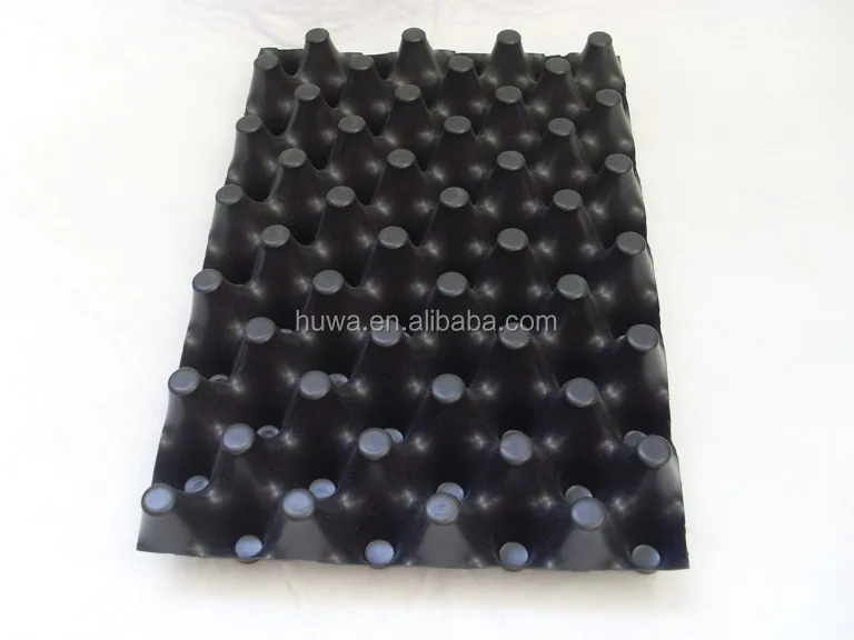 
green roof garden supplier double side plastic composite dimple drain sheet 