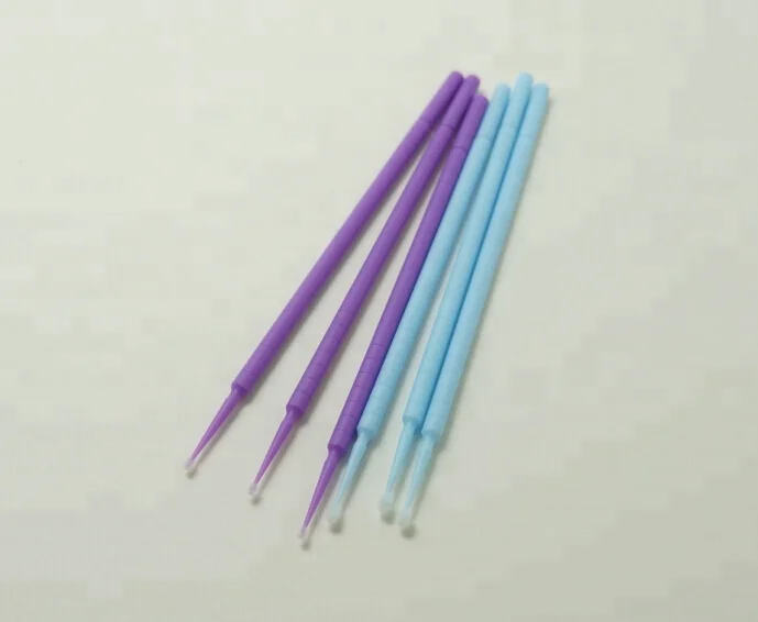 100pcs/bag High Quality Lint Free Colorful Microbrush Eyelash Extension Micro Brushes Applicator for Eyelash Extensions