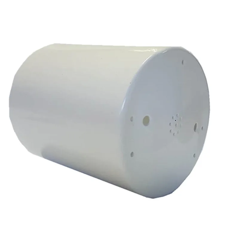 Custom powder coated spinning aluminum lighting  shade /Drum metal lighting diffuser cover