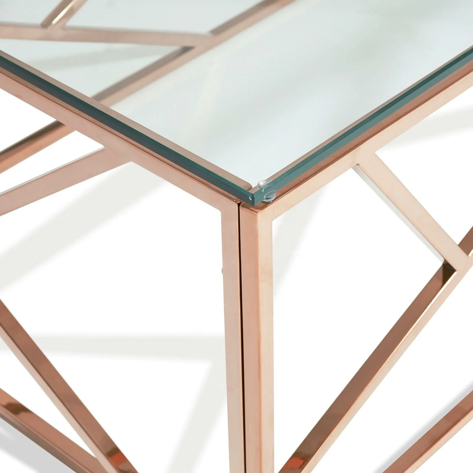 Современный роскошный журнальный столик из нержавеющей стали в скандинавском стиле, журнальный столик из прозрачного стекла