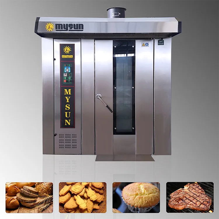  Большая Паровая система для хлеба торта пекарни вращающаяся дизельная духовка