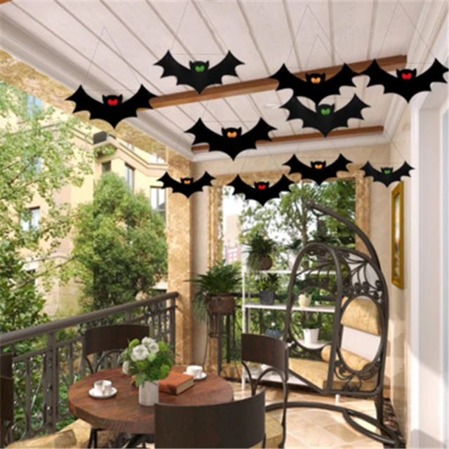 Halloween Hanging Decoration For Supermarket/Bar/KTV use Party Bat Hanging Decorations