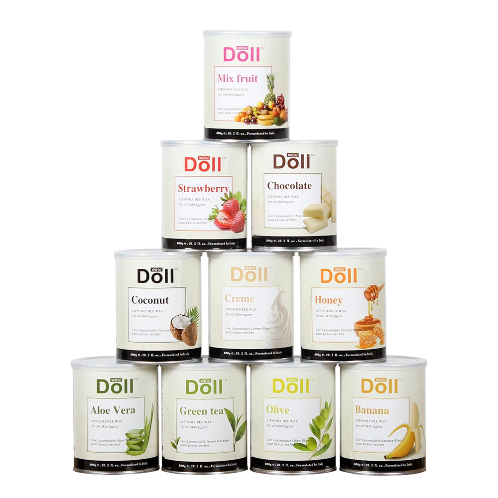 hot sale olive Factory wax tin 800g depilatory warm waxl soft wax hair removal liposoluble wax
