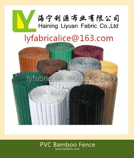 PVC bamboo fence double face balcony privacy screen