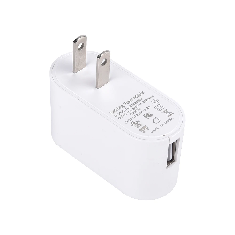 Level VI 5v 1a / 2a usb charger ( 500ma for option ) wall power adapter with UL/CUL CE FCC ROHS CB RCM (60693973933)