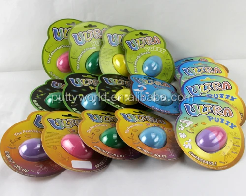
Christmas gift glow in the dark putty in surprise egg for kids 