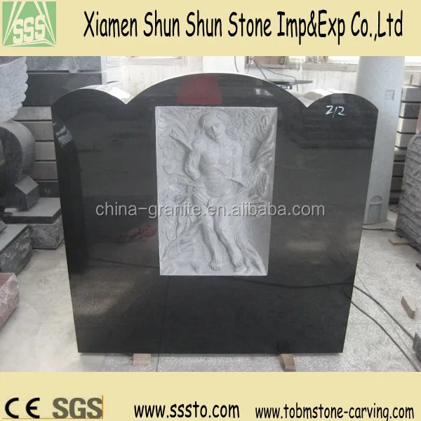 European Style Granite Tombstone And Monment Designs on sale