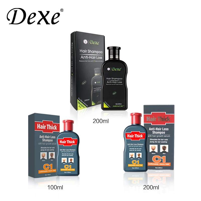 Dexe 200ml natural herbal anti hair loss shampoo
