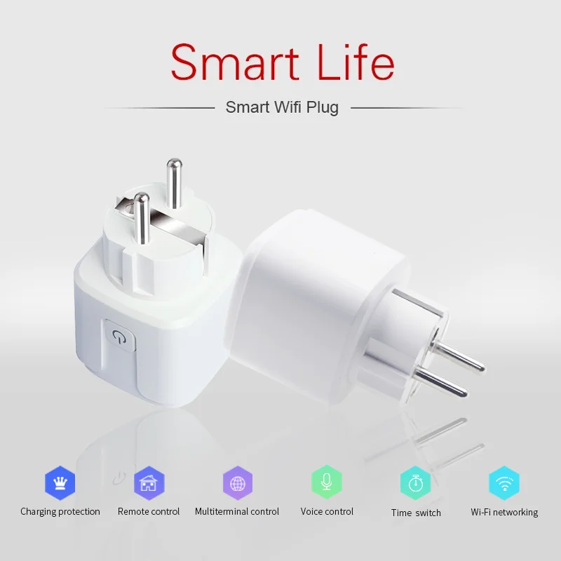 EU standard smart plug electric home plug wifi plug