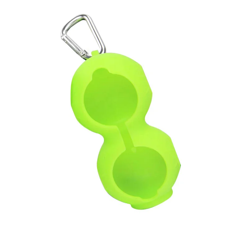 Lightweight Portable Silicone Golf Ball Holder For Two Balls