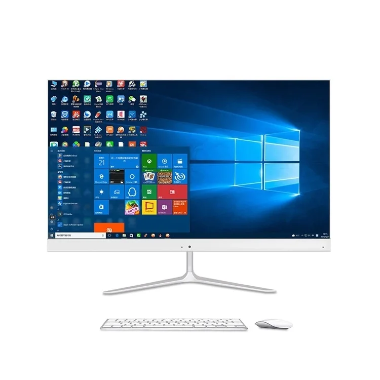 Wholesale 24' All In One PC Intel Core i7-4600M 8GB RAM 256GB SSD 1920*1080P HD Screen Computer With Camera