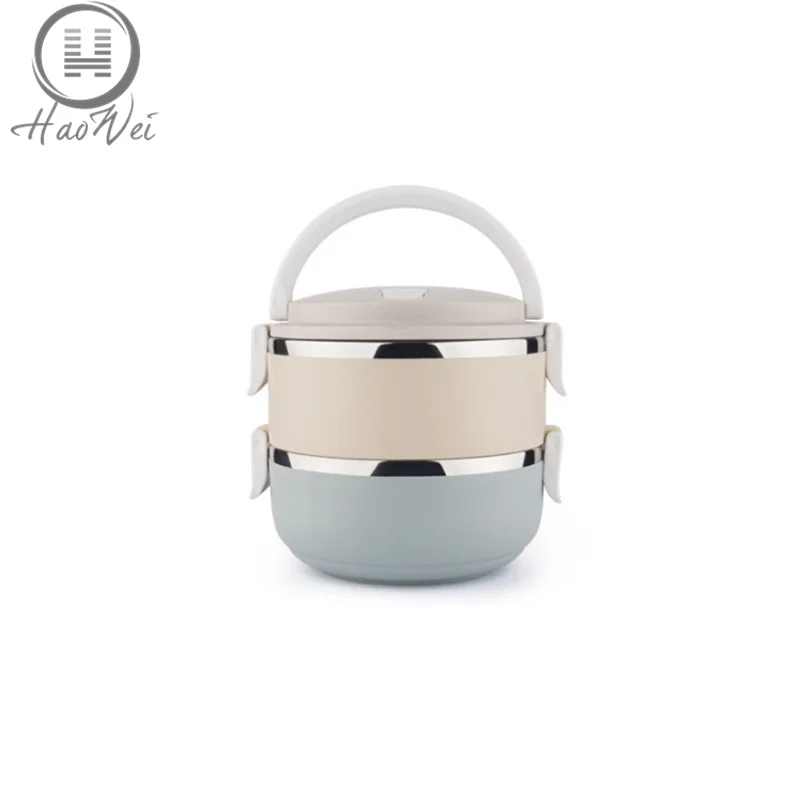 
Multicolor Multi-layer heat preservation tiffin lunch box stainless steel with handle 