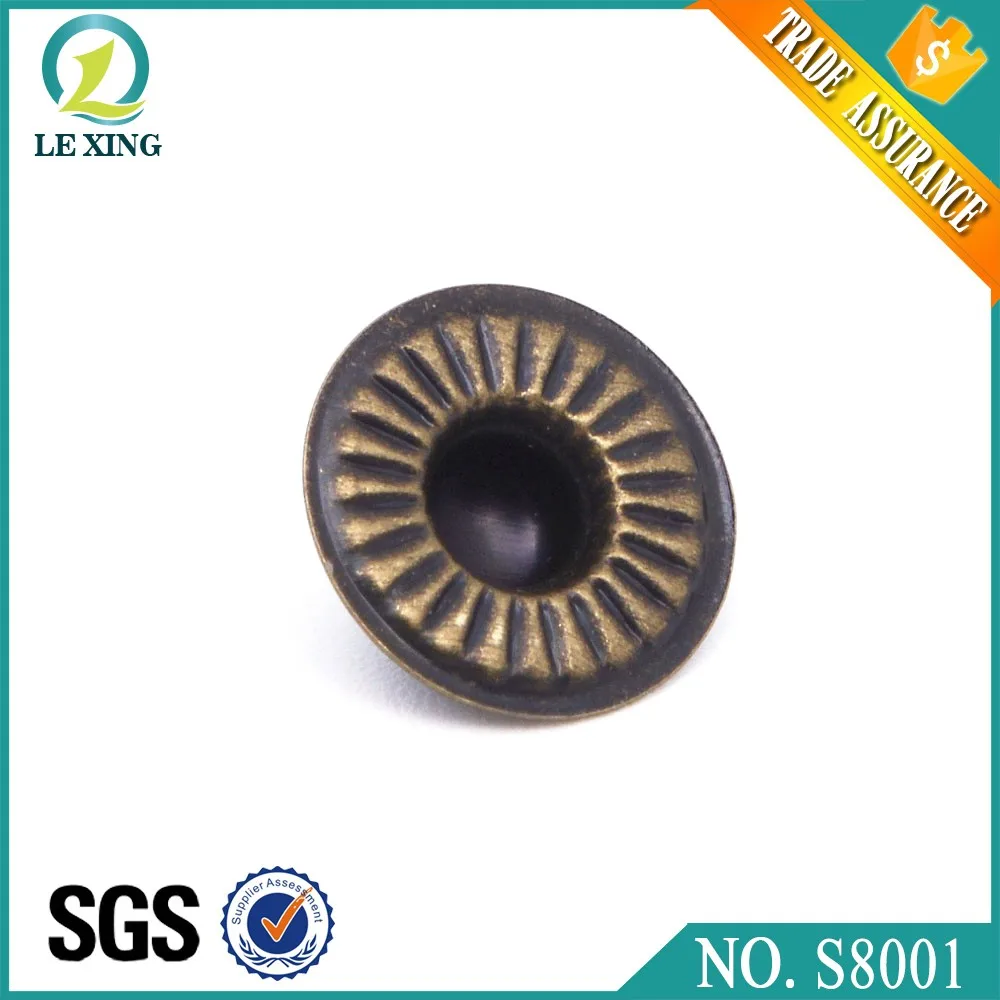 
Button double cap stainless steel rivet brass aluminum rivet 