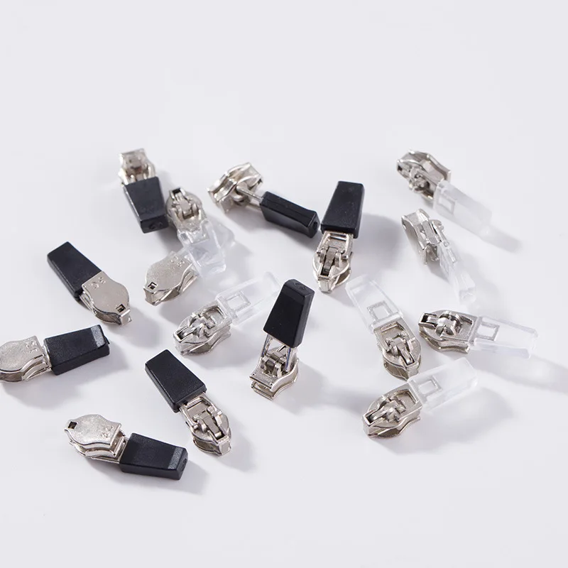 4  YG slider  semi-lock zipper slider with rubber sports zipper puller  for sport garments