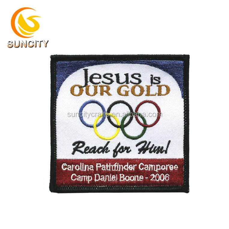 High quality custom logo Gulf States Camporee Embroidery Patch