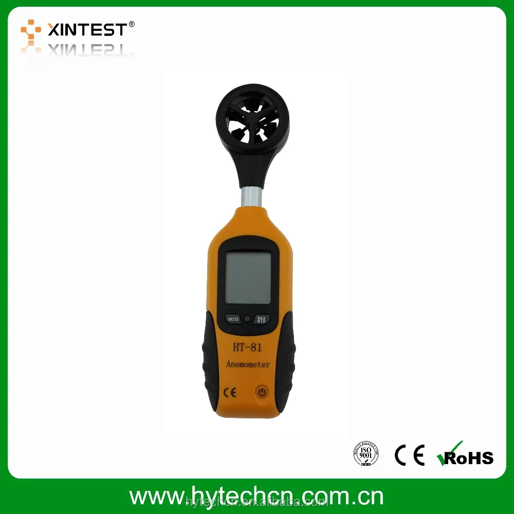 Горячие Продажи Конкурентоспособная Цена Завода Механических Скорости Портативный Цифровой Анемометр (HT-81)