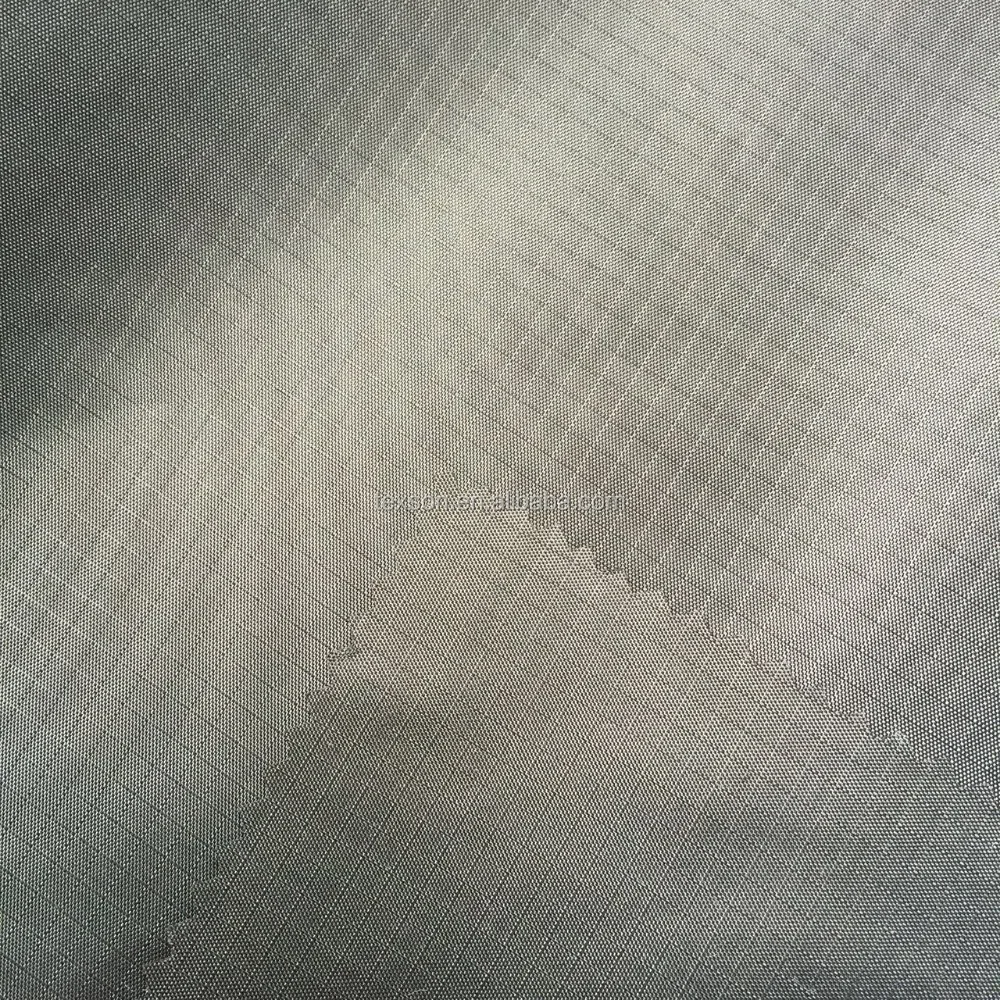 polyester taffeta ripstop 190t fabric with PU coated