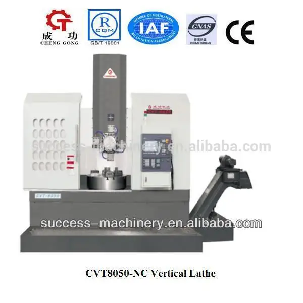 Cvt8050-nc cnc vertical lathe