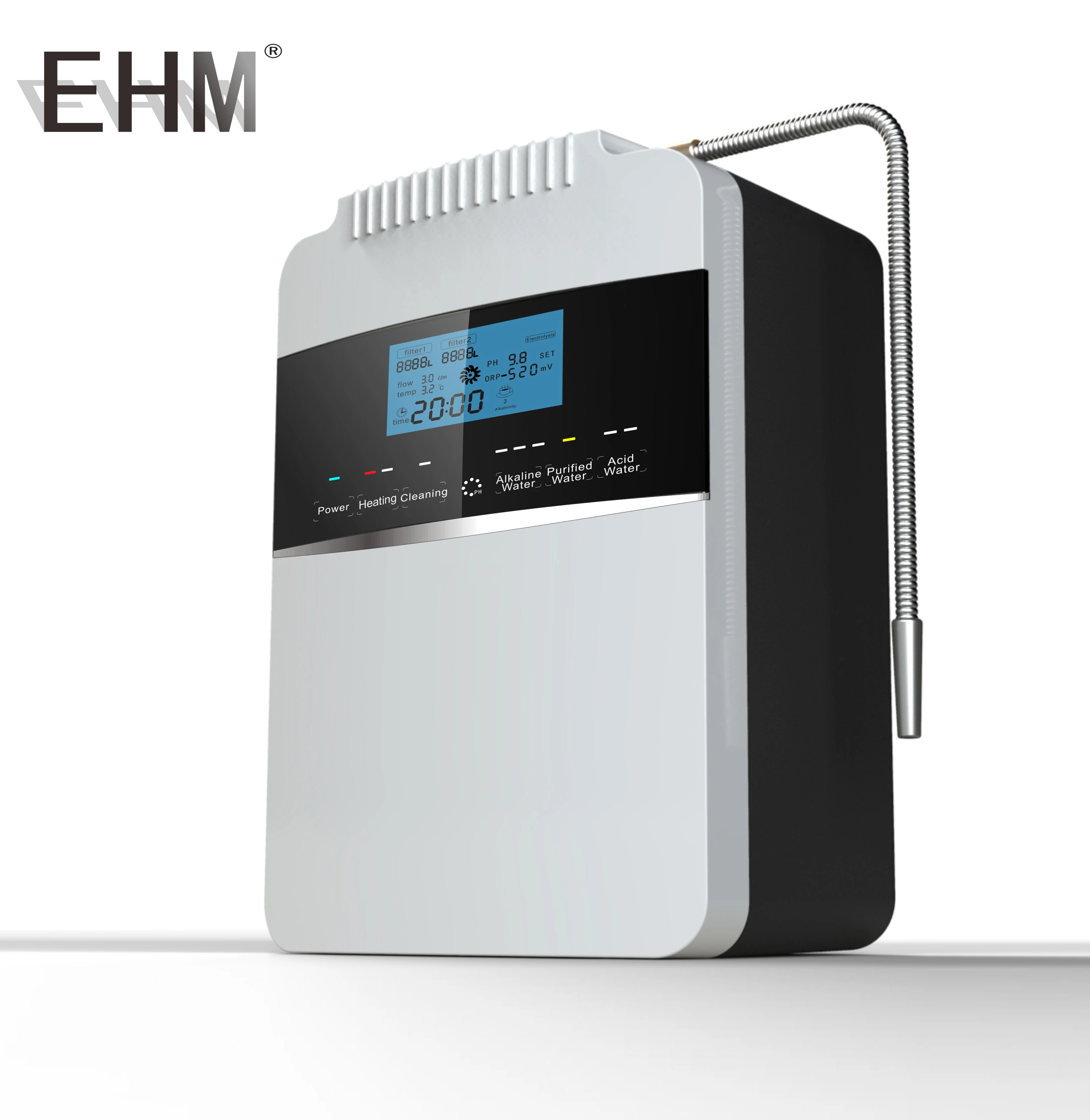 EHM  water alkaline machine with heating  system /water ionizer