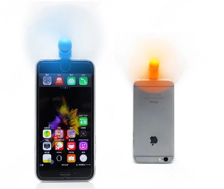 2 in 1 Type -C Fan Portable Mobile Phone USB Mini Fan for all mobile phones