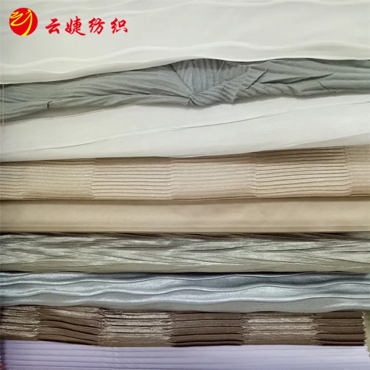 Полиэстер плиссированные 100% шелк герцогиня Атлас