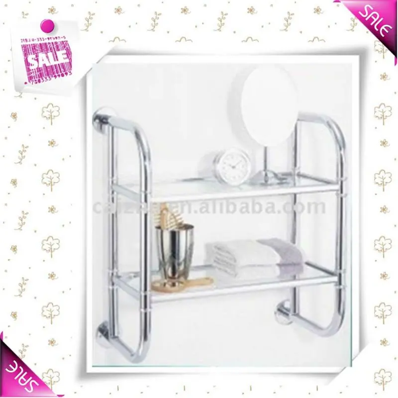 
Wall Mounted Towel Rack Shelf Holder 