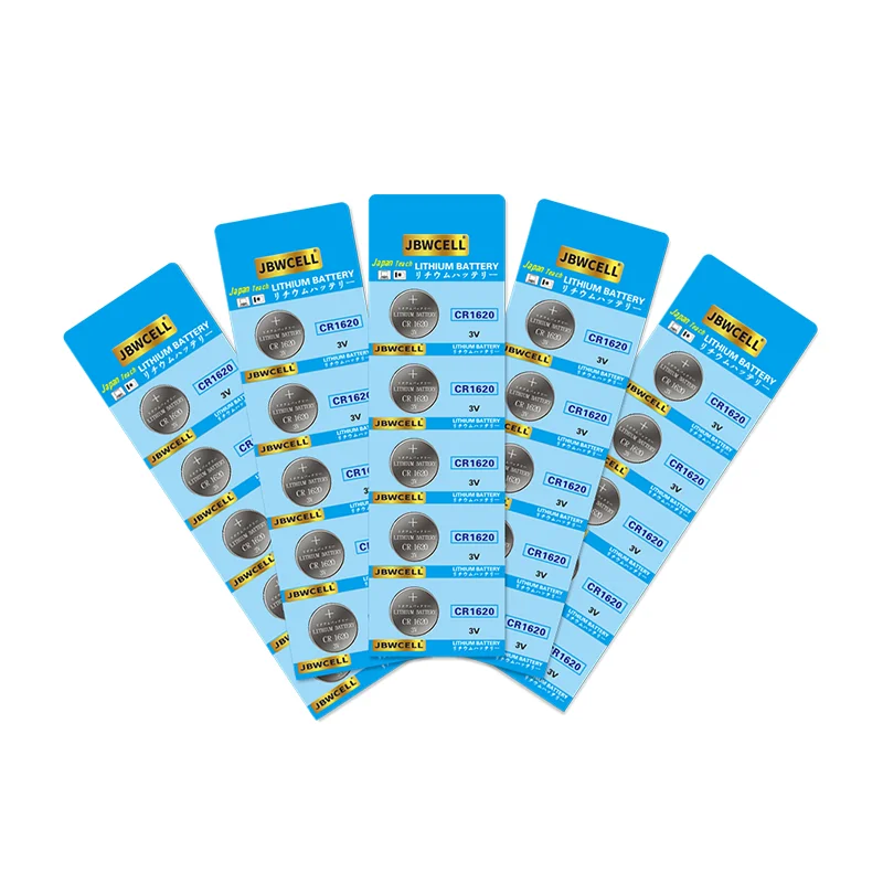 JBWCELL coin cell battery  CR1620 3.0V Lithium cells for Toys Power Tools  Home Appliances  Consumer Electronics