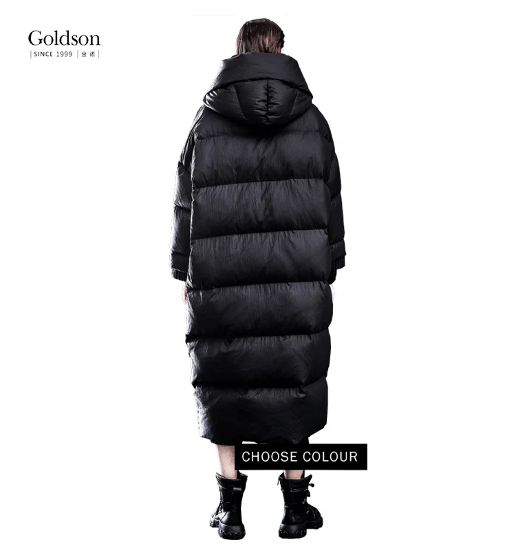 Korean classic design hooded zipper clothes women winter long 9010 duck down coat