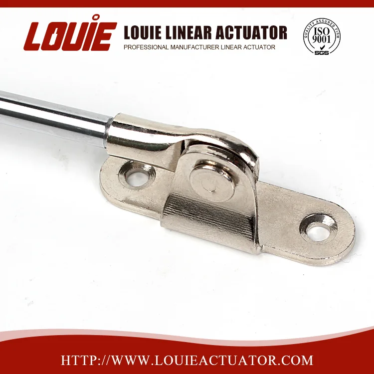 silvery gas struts with mounting hardware hot sale