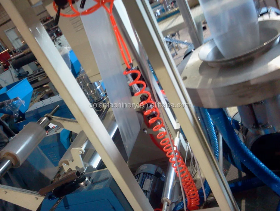 Mini Lab Blown HDPE LDPE PE Plastic Film Extruder