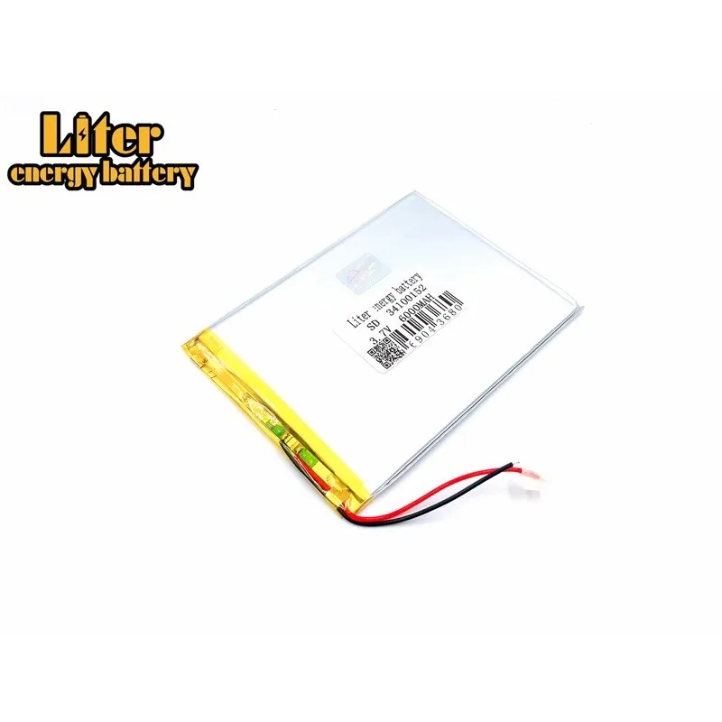 Полимерный литий-ионный аккумулятор 3,7 в 34100152 35100150 6000 мА/ч, могут быть выполнены по индивидуальному заказу оптовая продажа CE FCC, аддитивного цветового пространства (по ограничению на использование опасных материалов в производстве безопасност