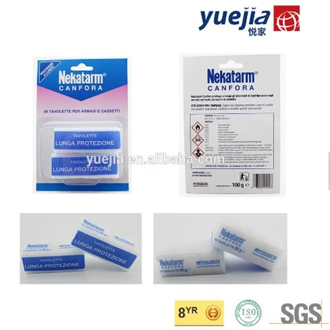 China Manufacturer 1/4OZ 96% Pure Camphor Tablets Blocks on sale