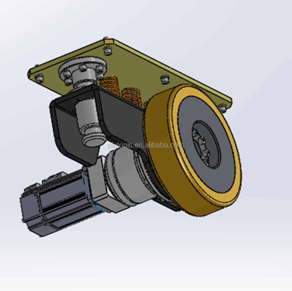 Новейшие разработки промышленных agv привод для склада 24V диск колеса в сборе с 200W BLDC