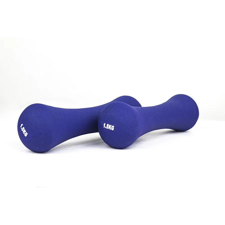 Best selling bone shape neoprene dipping dumbbells