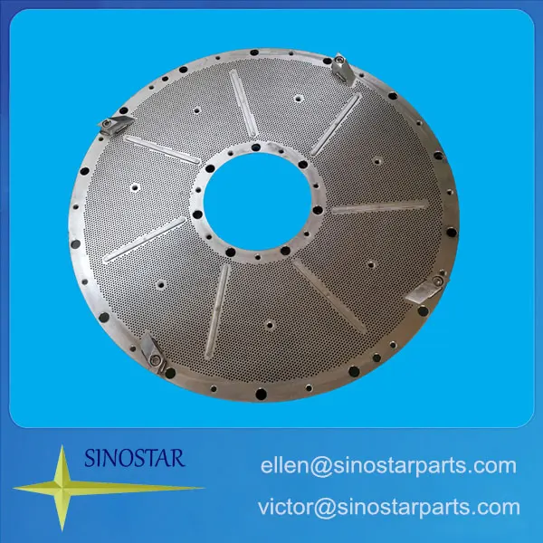 stainless steel perforated paper pulp screen plate
