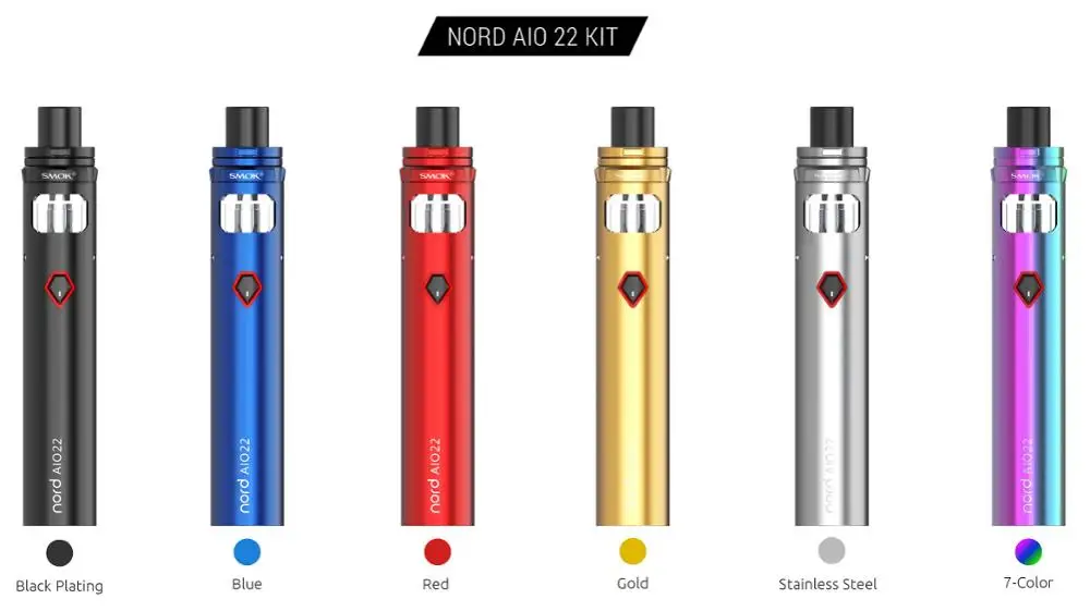 
2018 newest NORD AIO 22 kit 2000mAh 0.6 ohm 1.4ohm 3.5ml 