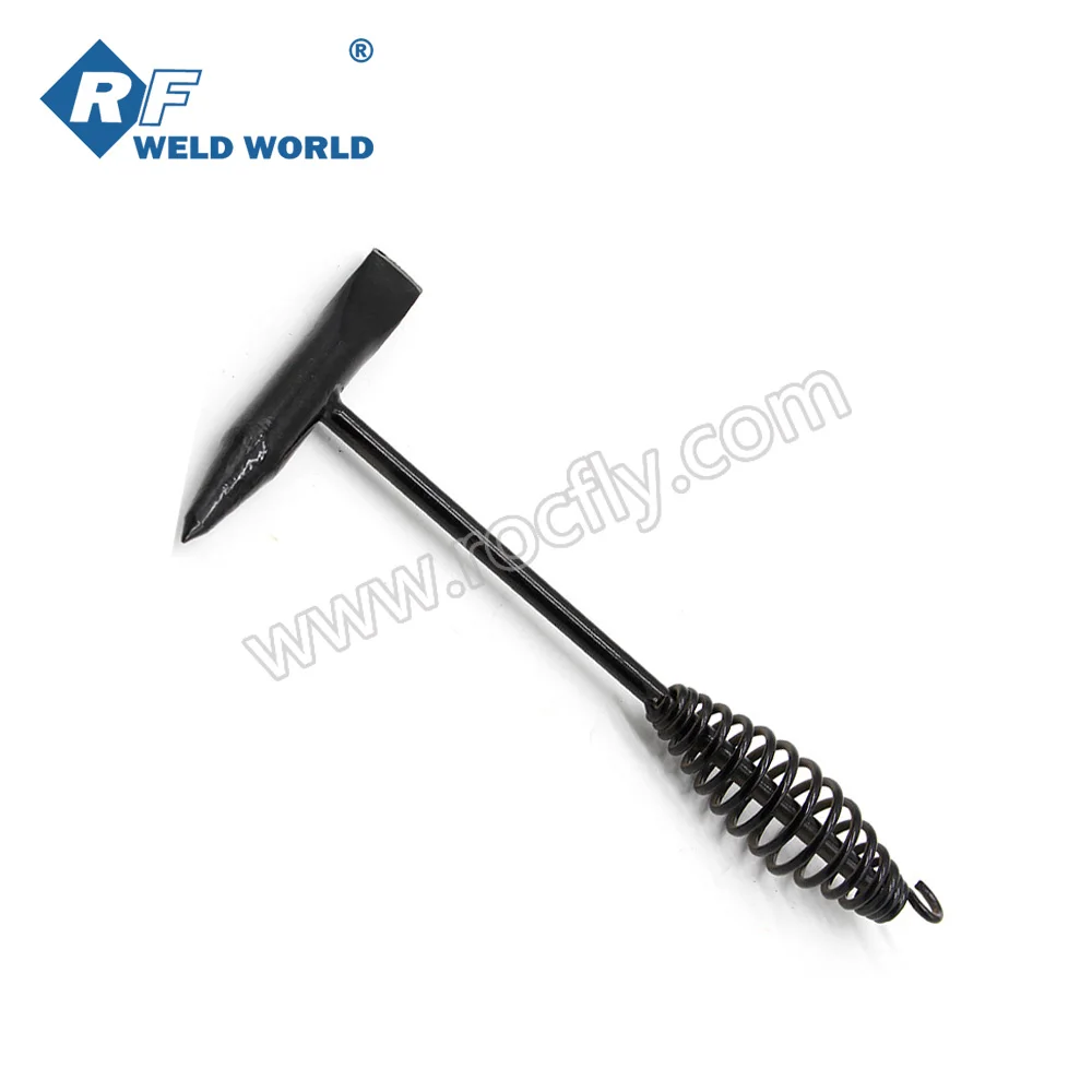 American Type Spring Handle Welding Chipping Hammer 300g 500g
