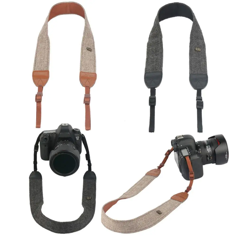 120cm Universal Strap Camera Shoulder Neck Vintage Strap Belt for Sony Nikon Canon Olympus DSLR Camera