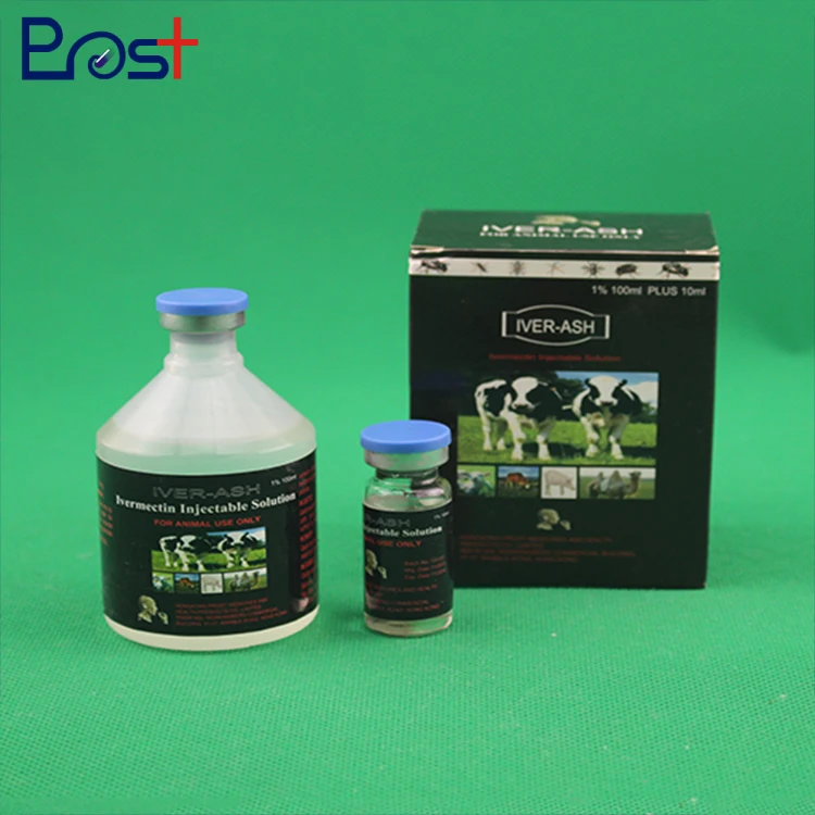 
Cheap Wholesale Animal Medical Product Ivermectin Injection Veterinary 