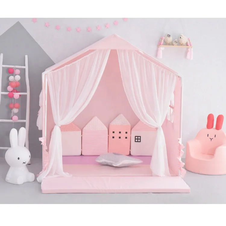 Portable Castle Children Folding Play House Pop Up Play House For Kids