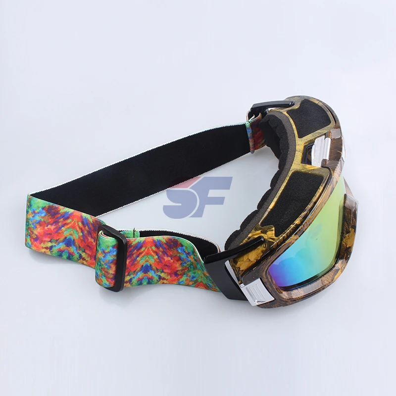 Ad  fashion 100% custom elastic webbing ski goggle straps