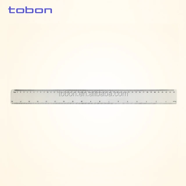 30cm transparent clear magnifying glass plastic ruler