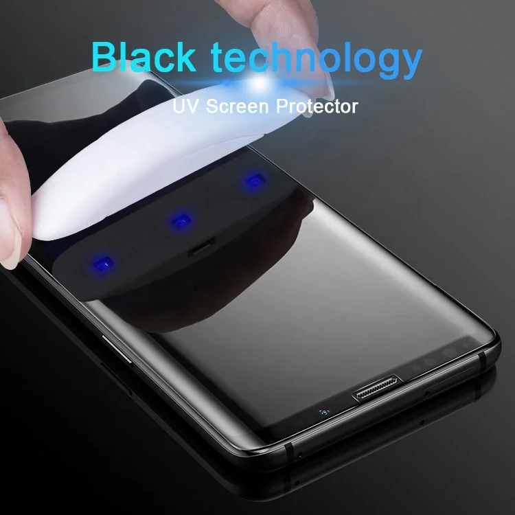 
LITO 3D Full Glue UV Glass for Samsung Galaxy Note 9, UV Glass Glue Note 9 Tempered Glass Screen Protector 